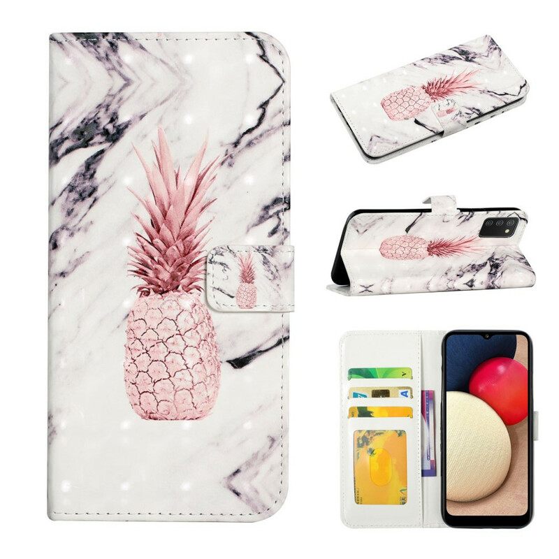 Kotelot Samsung Galaxy A02s Light Spot Ananas