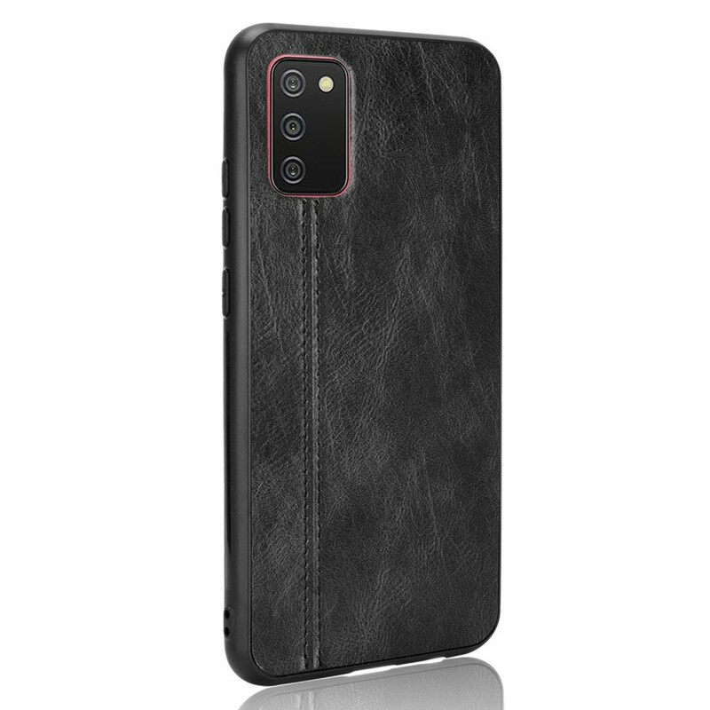 Kuori Samsung Galaxy A02s Couture Nahkaefekti