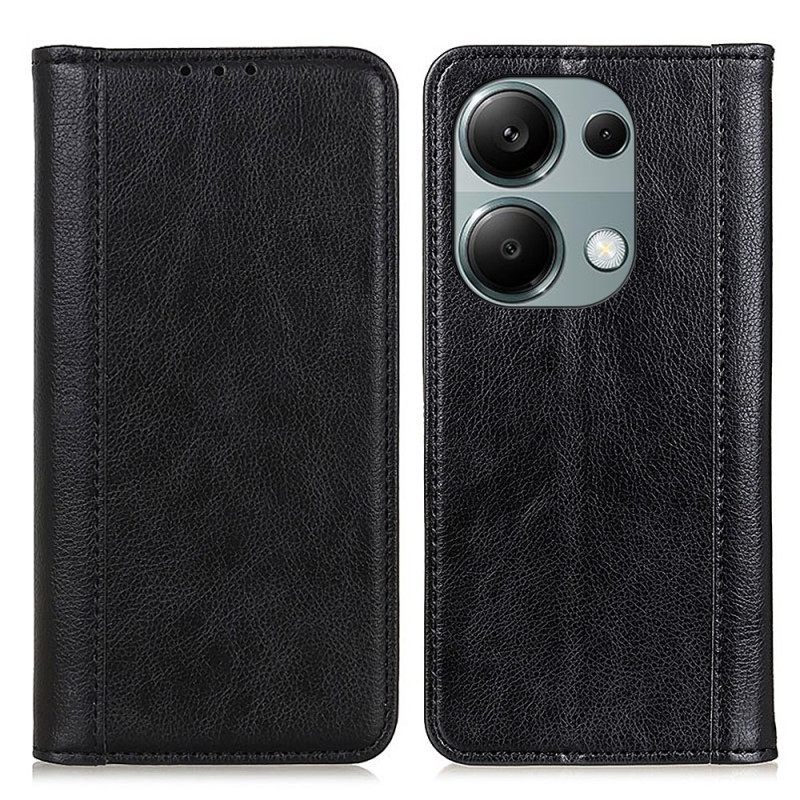 Nahkakotelo Xiaomi Redmi Note 13 Pro 4g Haljasnahka Suojakuori