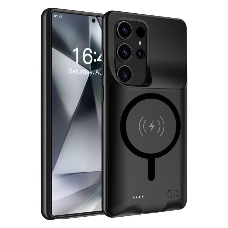 10000mah Ulkoinen Akkukotelo Samsung Galaxy S25 Ultralle Magneettikiinnitys