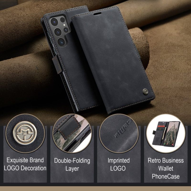 Kotelot Samsung Galaxy S25 Ultra 5g Mokkanahkakuvioinen Caseme