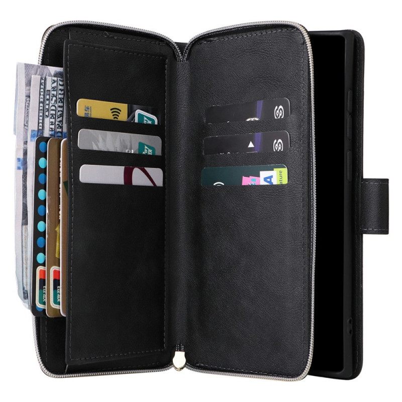 Kotelot Samsung Galaxy S25 Ultra 5g Puhelinkuoret Vetoketjullinen Ja Hihnallinen Tasku