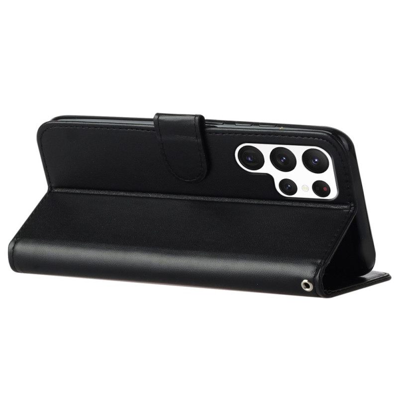 Kotelot Samsung Galaxy S25 Ultra 5g Yksivärinen Keinonahka