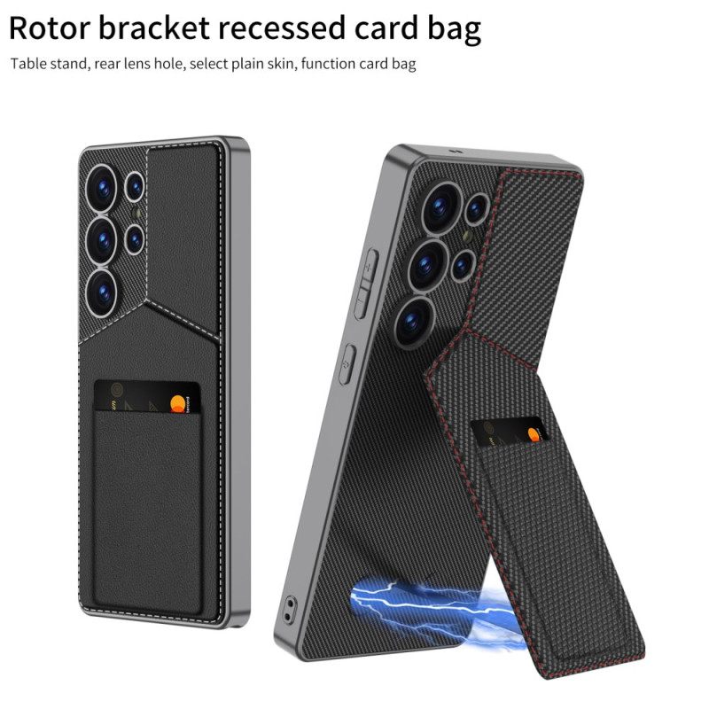 Kuori Samsung Galaxy S25 Ultra 5g Gkk-korttikotelo Ja Jalusta