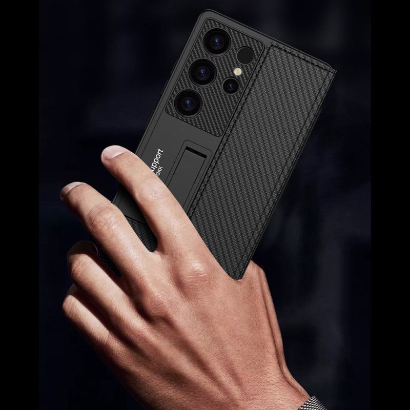 Kuori Samsung Galaxy S25 Ultra 5g Gkk-korttikotelolla Ja Jalustalla