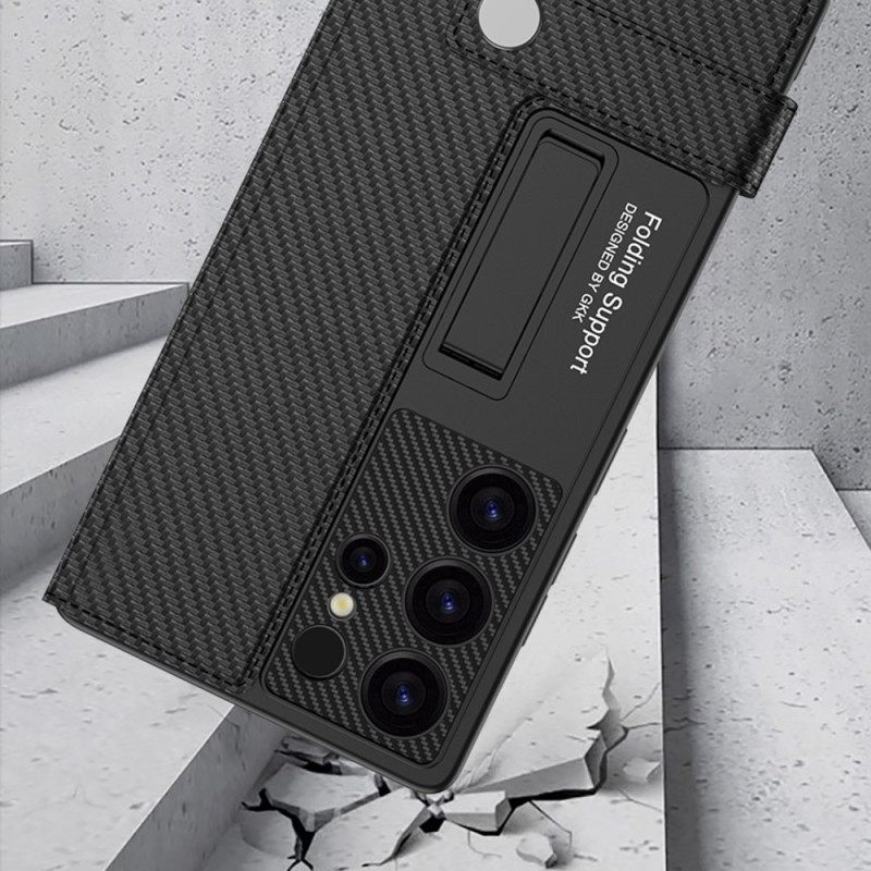 Kuori Samsung Galaxy S25 Ultra 5g Gkk-korttikotelolla Ja Jalustalla