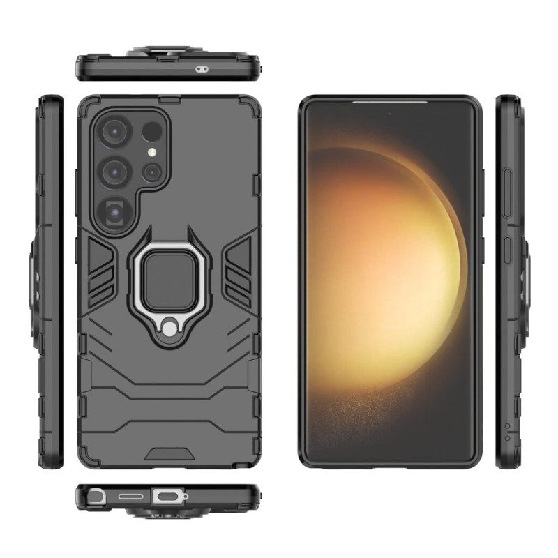 Kuori Samsung Galaxy S25 Ultra 5g Kestävä Sormuksenpidike Suojakuori