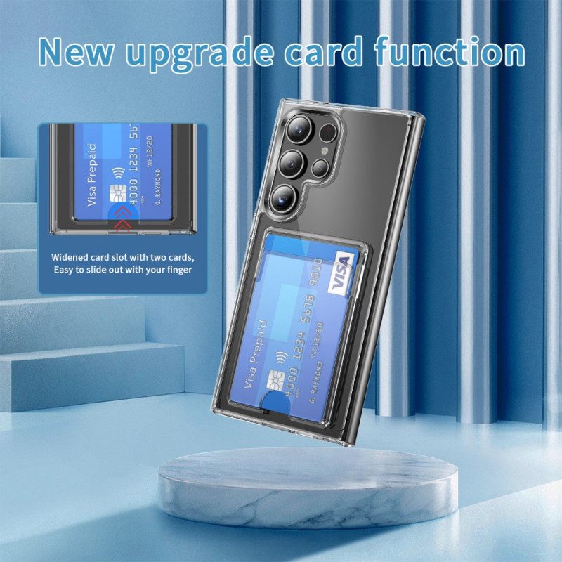 Kuori Samsung Galaxy S25 Ultra 5g Kirkas Korttipidikkeellä