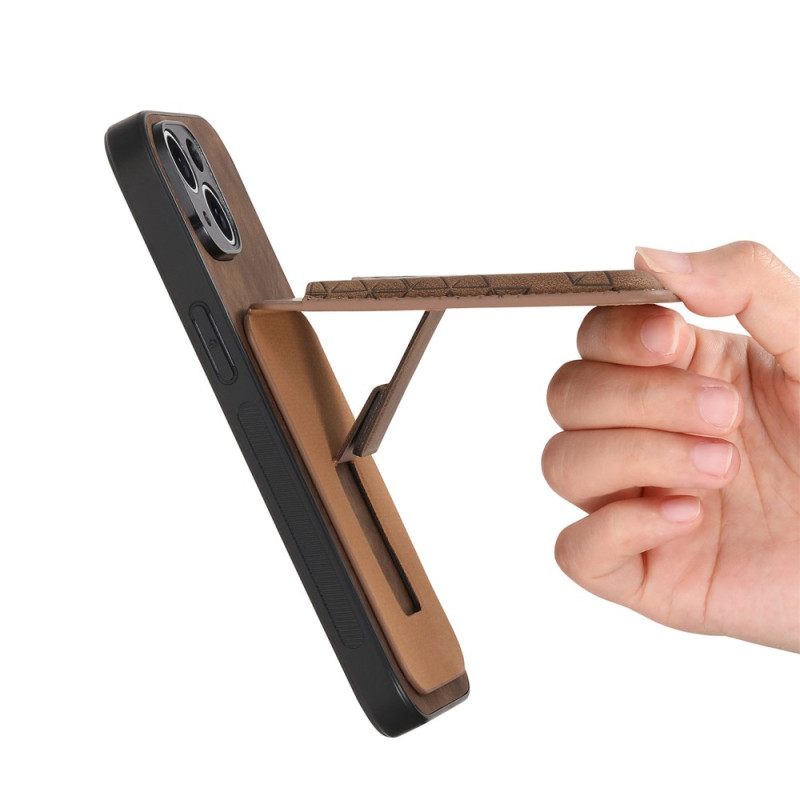 Kuori Samsung Galaxy S25 Ultra 5g Kuvioitu Korttikotelo Ja Jalusta