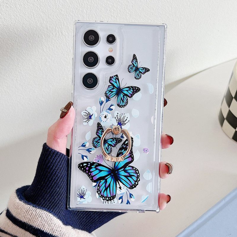 Kuori Samsung Galaxy S25 Ultra 5g Kuviollinen Sormusteline