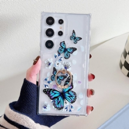 Kuori Samsung Galaxy S25 Ultra 5g Kuviollinen Sormusteline