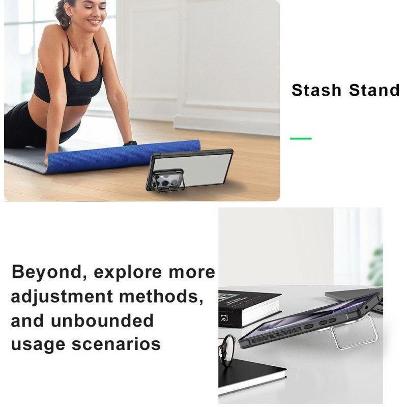 Kuori Samsung Galaxy S25 Ultra 5g Linssinsuojus Ja Jalusta Suojakuori