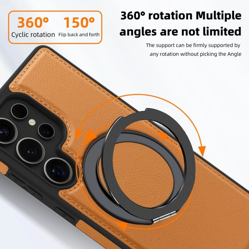 Kuori Samsung Galaxy S25 Ultra 5g Magneettinen Pyörivällä Jalustalla