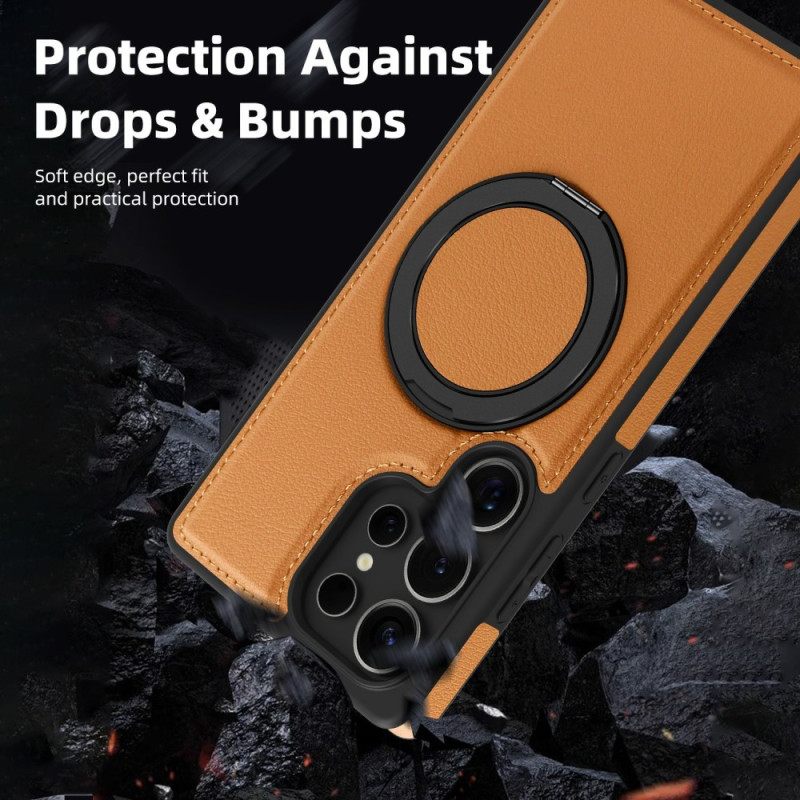 Kuori Samsung Galaxy S25 Ultra 5g Magneettinen Pyörivällä Jalustalla