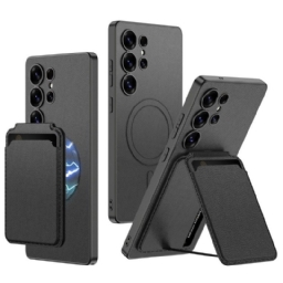 Kuori Samsung Galaxy S25 Ultra 5g Magsafe-yhteensopiva Korttikotelon Kanssa Suojakuori