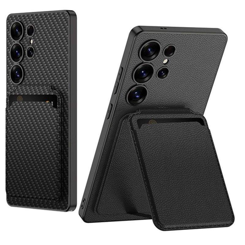 Kuori Samsung Galaxy S25 Ultra 5g Magsafe-yhteensopiva Korttikotelon Kanssa Suojakuori