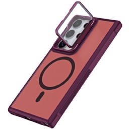 Kuori Samsung Galaxy S25 Ultra 5g Magsafe-yhteensopiva Mattapintainen Sormenjälkiä Hylkivä Muotoilu Jalustalla