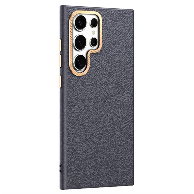 Kuori Samsung Galaxy S25 Ultra 5g Teksturoitu Tekonahka