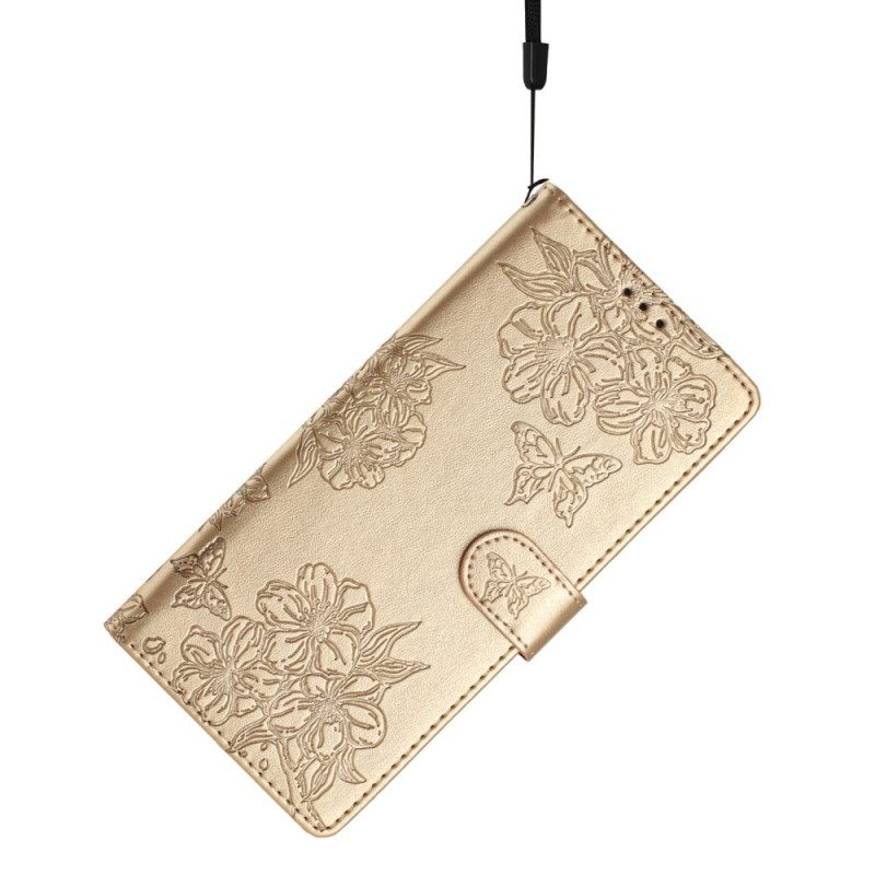 Nahkakotelo Samsung Galaxy S25 Ultra 5g Kirsikankukat