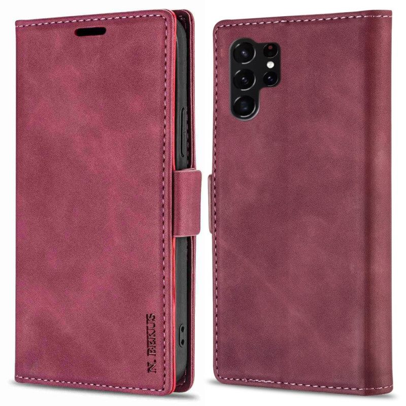 Nahkakotelo Samsung Galaxy S25 Ultra 5g Polyuretaaninahkalaukku