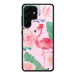 Puhelinkuoret Samsung Galaxy S25 Ultra 5g Karkaistua Lasia Flamingo