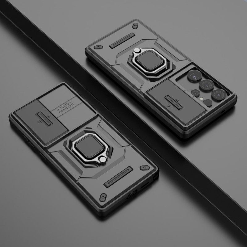 Puhelinkuoret Samsung Galaxy S25 Ultra 5g Kestävä Rengas Linssinsuojalla