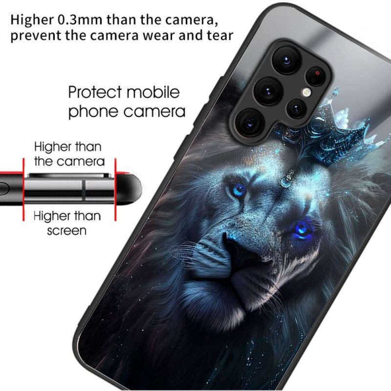 Puhelinkuoret Samsung Galaxy S25 Ultra 5g Kruunattu Leijona -kuviolla