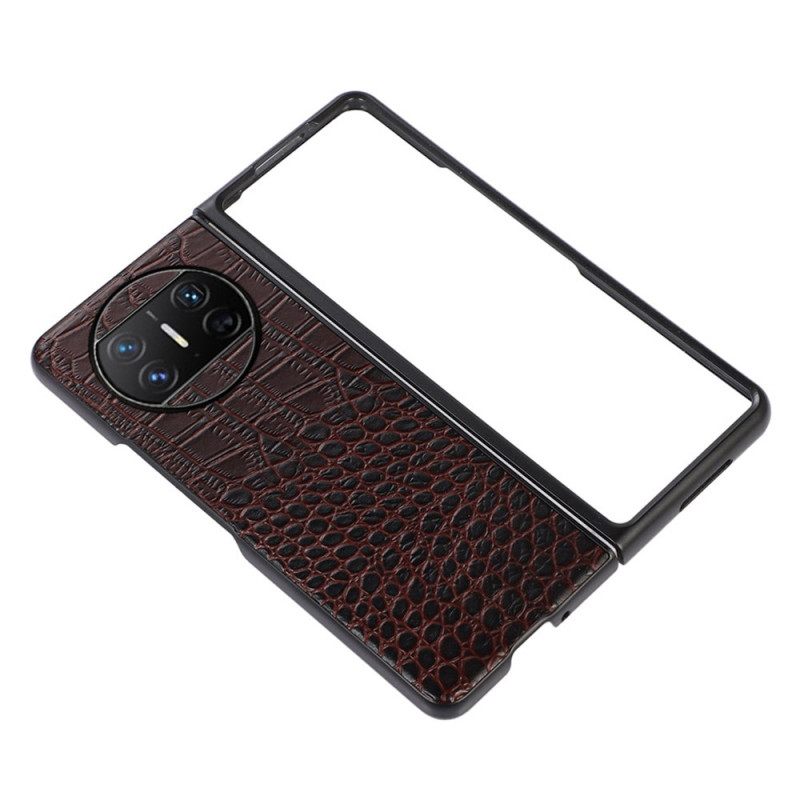 Case Huawei Mate X3 Puhelinkuoret Aitoa Krokotiilinnahkaa