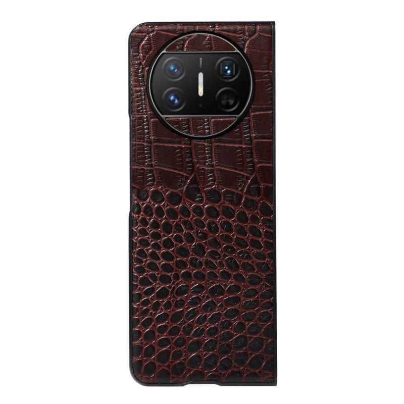 Case Huawei Mate X3 Puhelinkuoret Aitoa Krokotiilinnahkaa