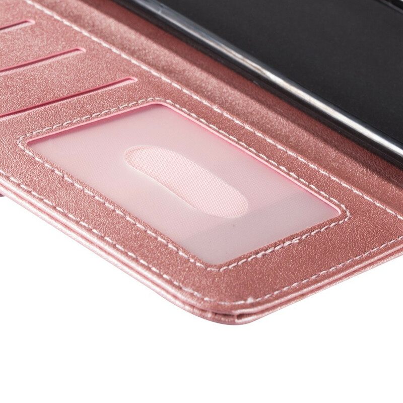 Flip Case Xiaomi Redmi Note 8 Pro Kukkaro Kaulanauhalla