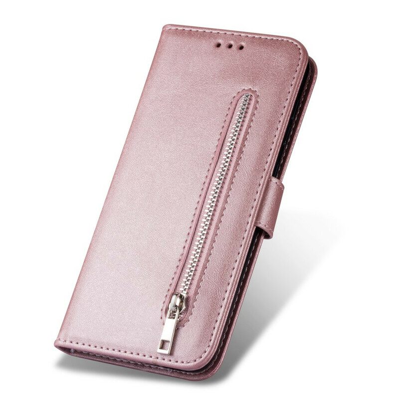 Flip Case Xiaomi Redmi Note 8 Pro Kukkaro Kaulanauhalla