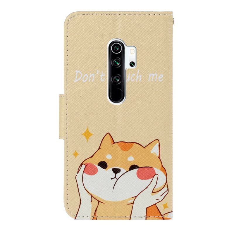 Kotelot Xiaomi Redmi Note 8 Pro Suojaketju Kuori Cat Don't Touch Me Strappy
