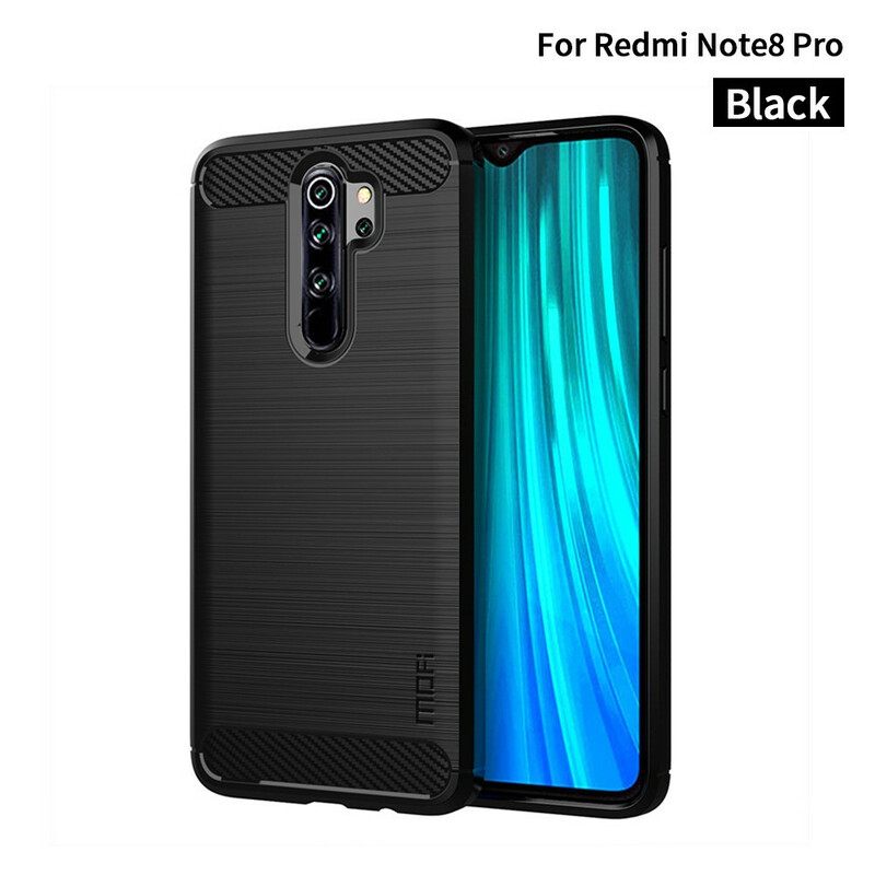 Kuori Xiaomi Redmi Note 8 Pro Mofi Harjattu Hiilikuitu