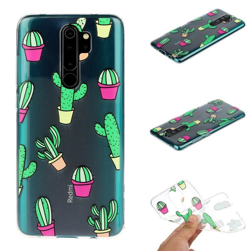 Kuori Xiaomi Redmi Note 8 Pro Useita Kaktuksia