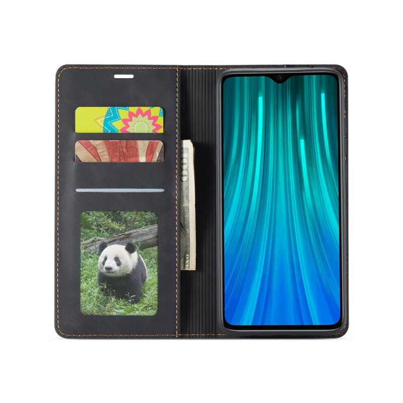 Nahkakotelo Xiaomi Redmi Note 8 Pro Nahkaefekti Forwenw