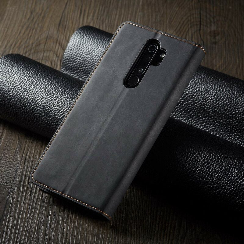 Nahkakotelo Xiaomi Redmi Note 8 Pro Nahkaefekti Forwenw