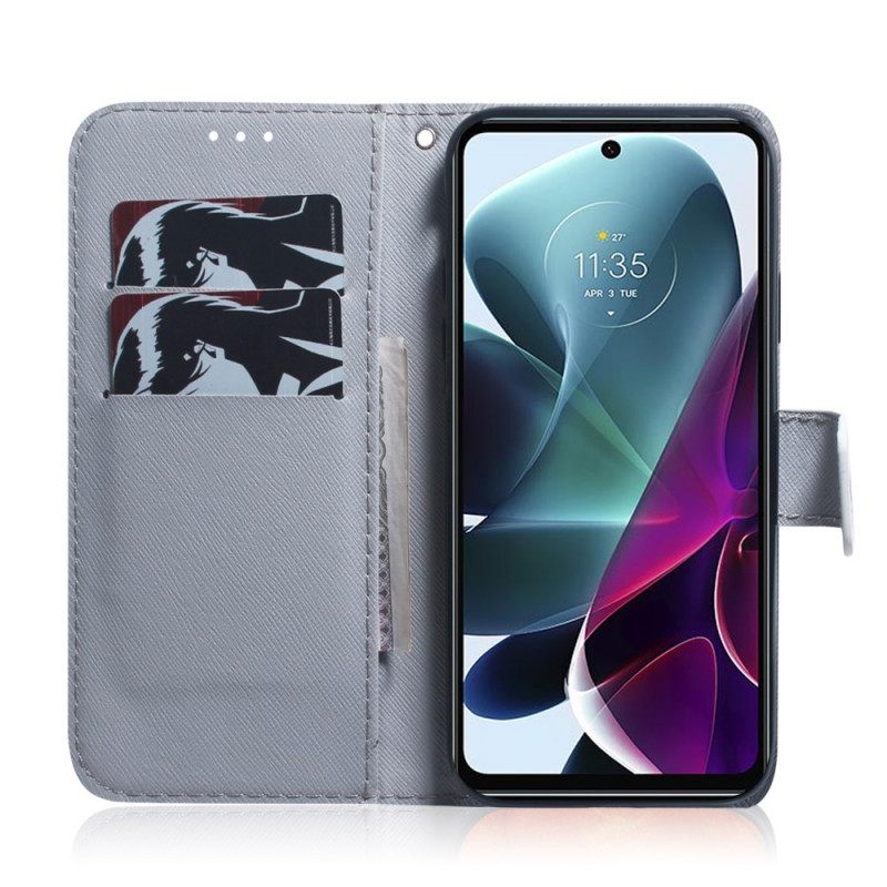 Kotelot Moto G200 5G Kukkivan Puun Oksa