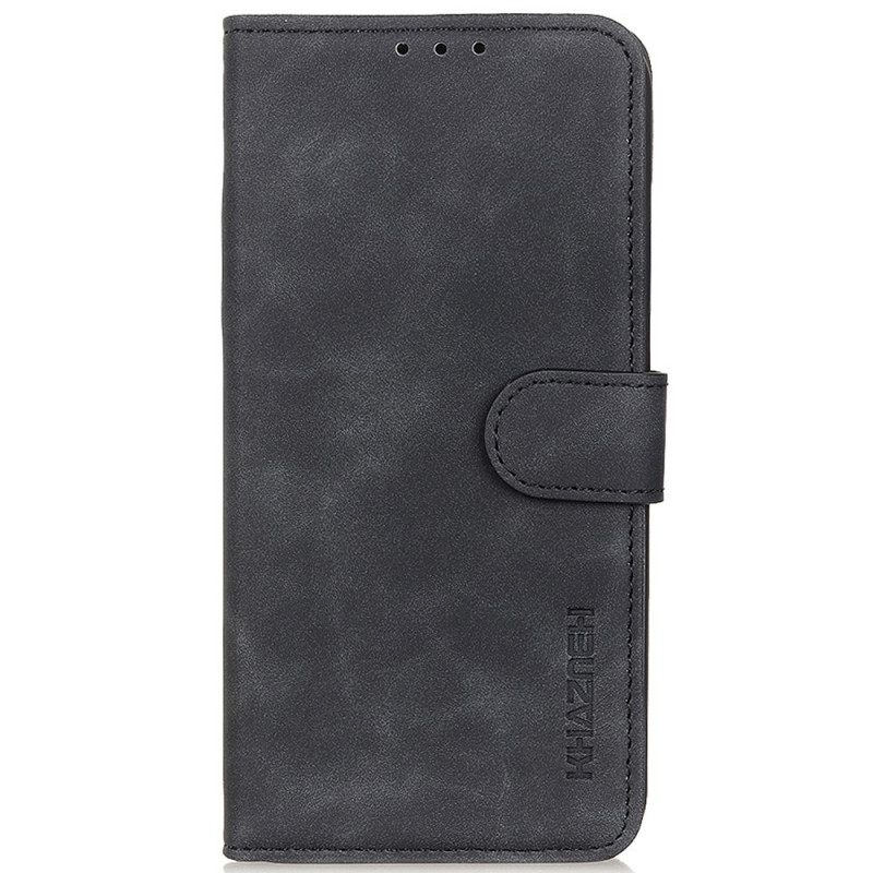 Kotelot Moto G200 5G Vintage Leather Effect Khazneh