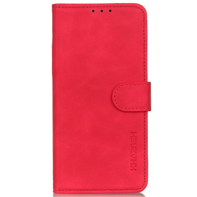 Kotelot Moto G200 5G Vintage Leather Effect Khazneh
