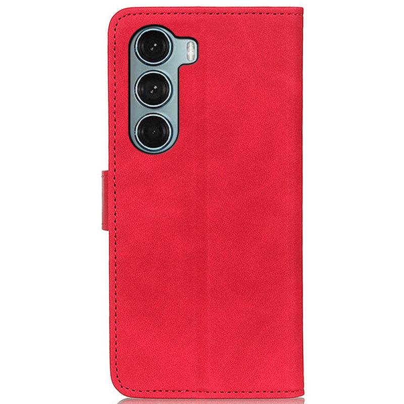 Kotelot Moto G200 5G Vintage Leather Effect Khazneh