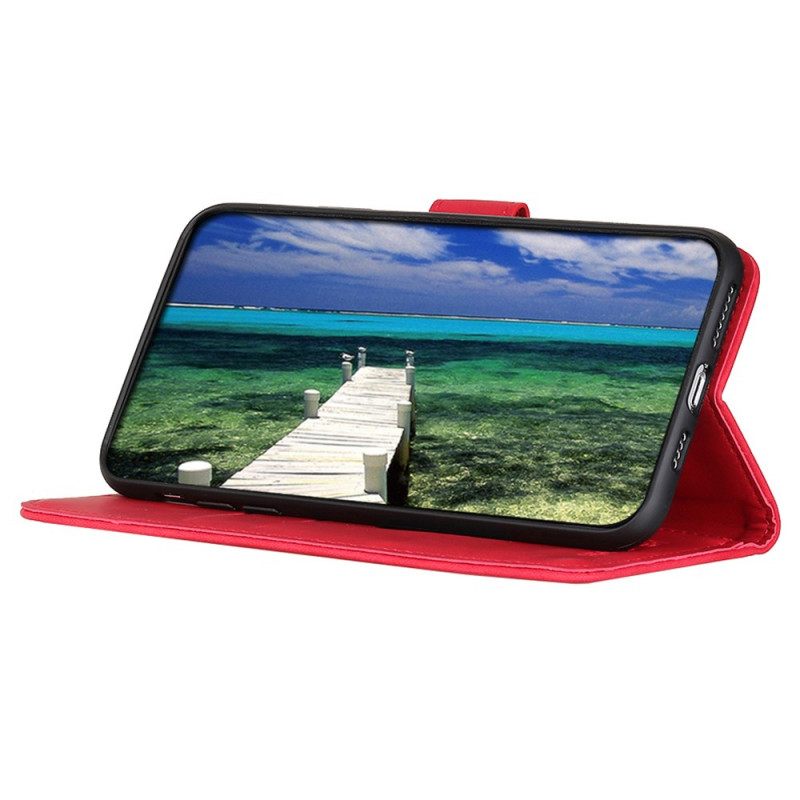 Kotelot Moto G200 5G Vintage Leather Effect Khazneh