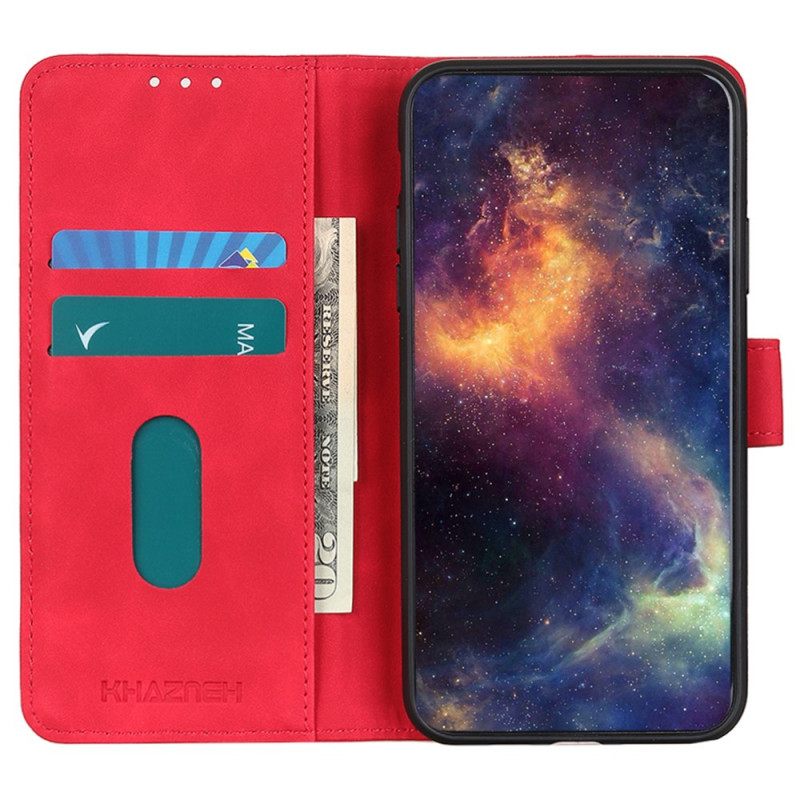 Kotelot Moto G200 5G Vintage Leather Effect Khazneh