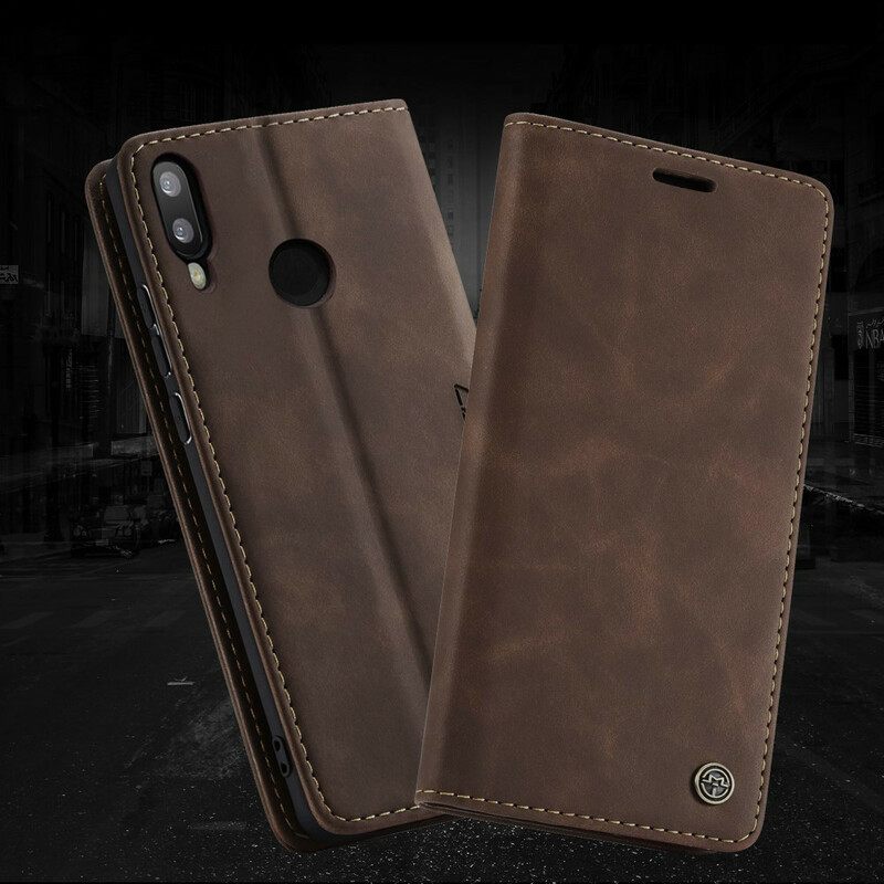 Puhelinkuoret Huawei P Smart 2019 / Honor 10 Lite Kotelot Flip Caseme Keinonahka