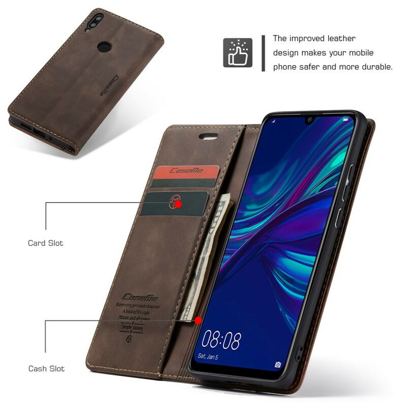 Puhelinkuoret Huawei P Smart 2019 / Honor 10 Lite Kotelot Flip Caseme Keinonahka