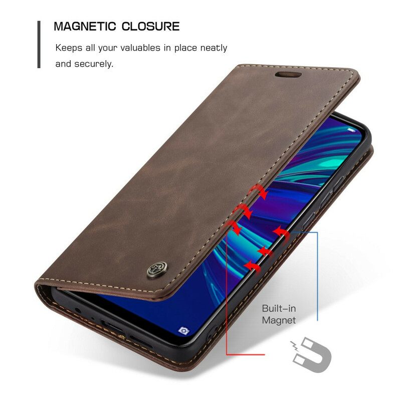 Puhelinkuoret Huawei P Smart 2019 / Honor 10 Lite Kotelot Flip Caseme Keinonahka