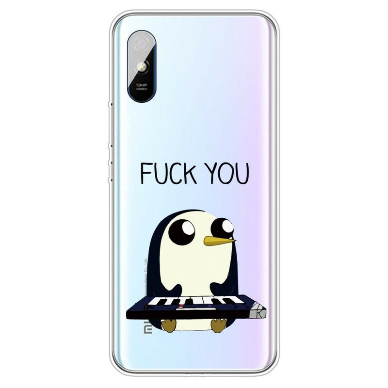 Case Xiaomi Redmi 9A Penguin Haista Vittuun