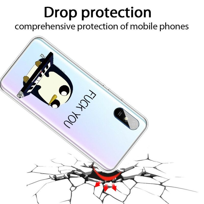 Case Xiaomi Redmi 9A Penguin Haista Vittuun
