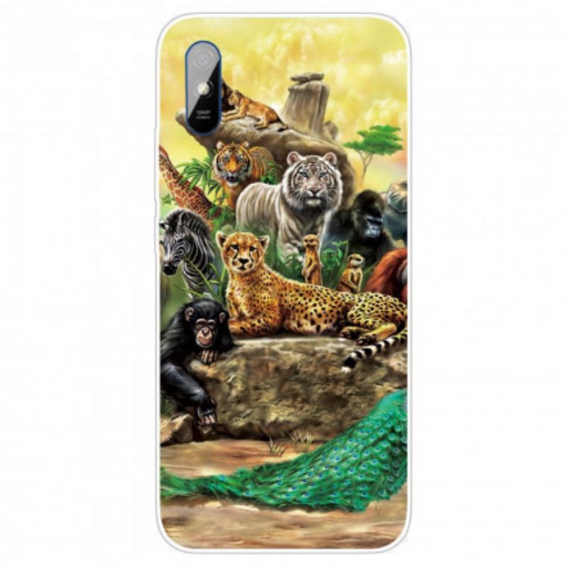 Case Xiaomi Redmi 9A Safari Animals