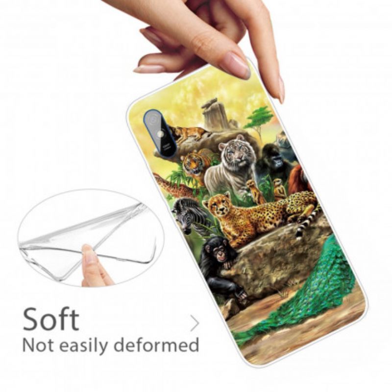 Case Xiaomi Redmi 9A Safari Animals