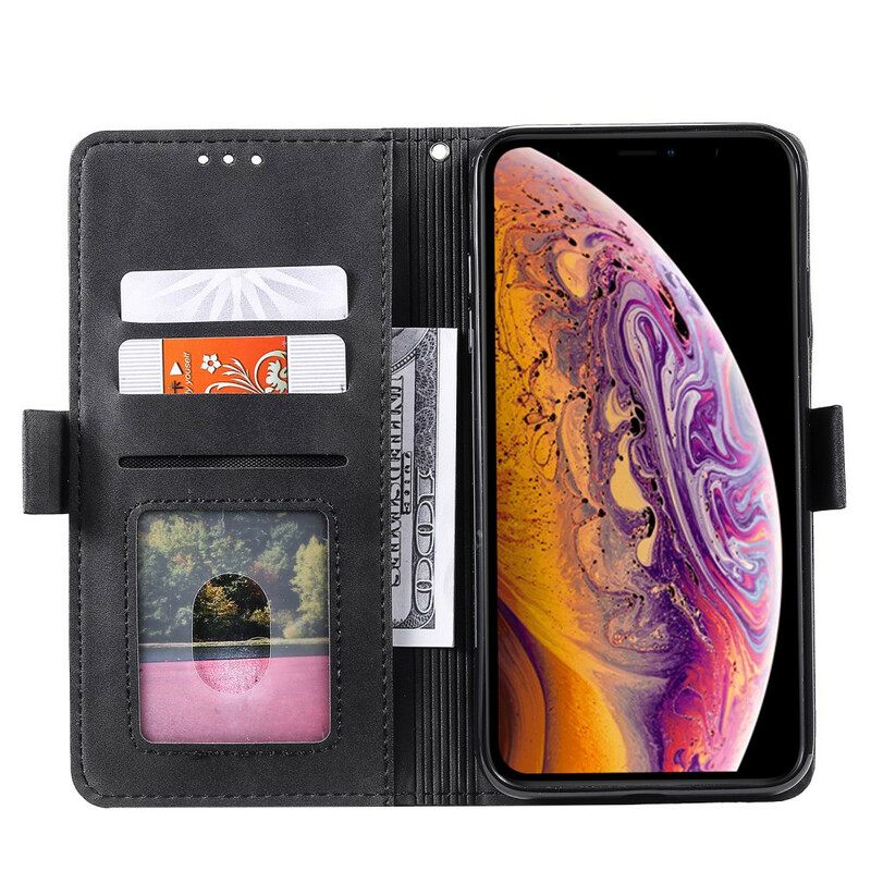 Kotelot Xiaomi Redmi 9A Kaksisävyiset Keinonahkavahvistetut Ääriviivat